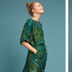 WANT: Anthro “marbel” silk dress by Burning Torch